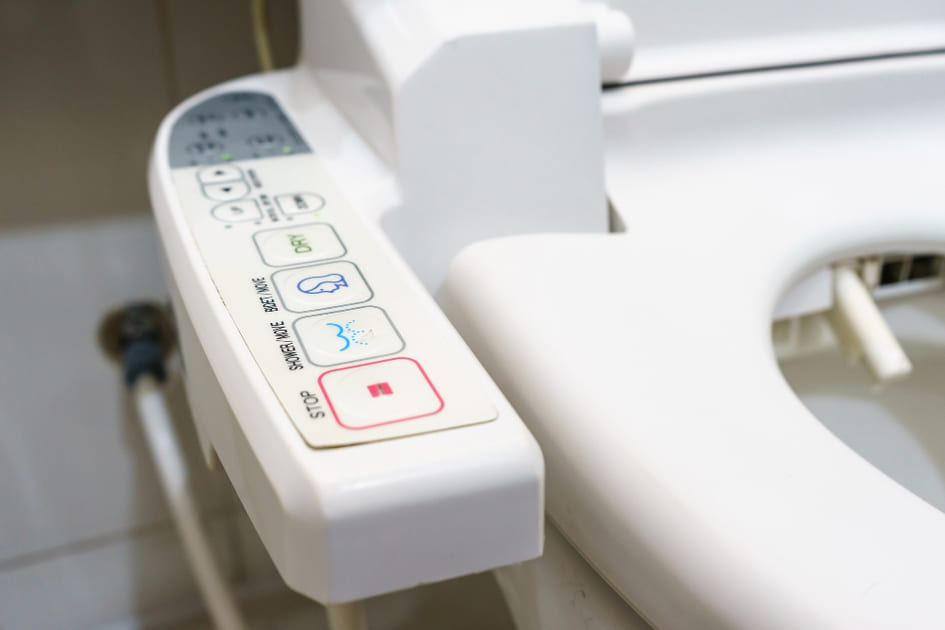 オーストラリアでは珍しいウォシュレットトイレ