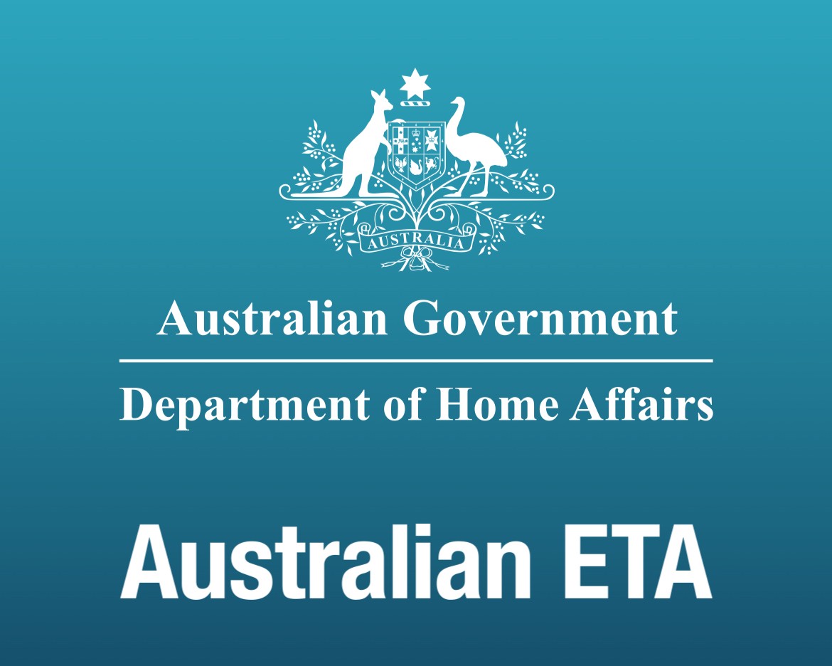 オーストラリアETASのホーム画面