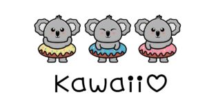 かわいいコアラ3匹